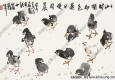 張世簡_雛雞圖_此時尤卵色,異日便司晨_高清大圖下載