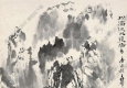 應(yīng)野平國畫 松濤流水 高清大圖下載