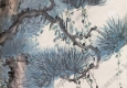 黃山壽作品 松鶴長(zhǎng)年 高清大圖下載