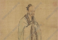 南宋 馬遠《孔子像圖》國畫高清大圖下載