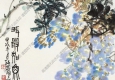 張世簡作品_紫藤金魚_高清大圖下載