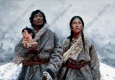 艾軒西藏人物油畫(huà)作品_圣山_高清大圖下載
