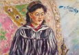 林達川作品 新疆少女 高清大圖下載