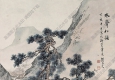 劉子久國畫 水聲松韻 高清大圖下載