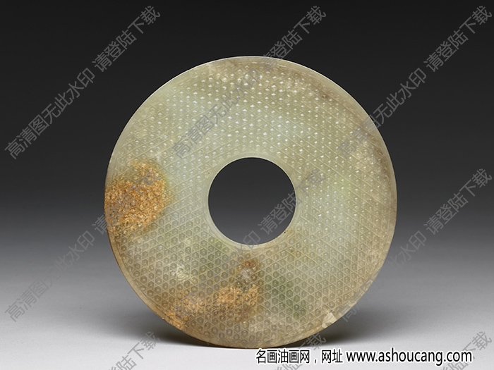 戰(zhàn)國(guó)晚期 玉璧 高清大圖下載