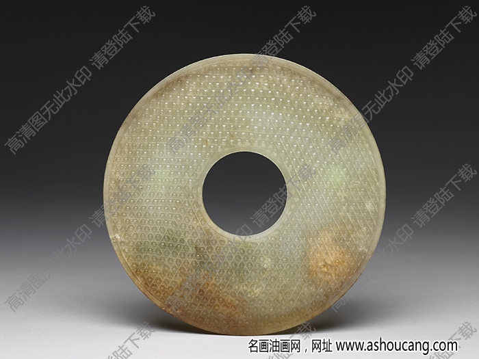 戰(zhàn)國(guó)晚期 玉璧 高清大圖下載