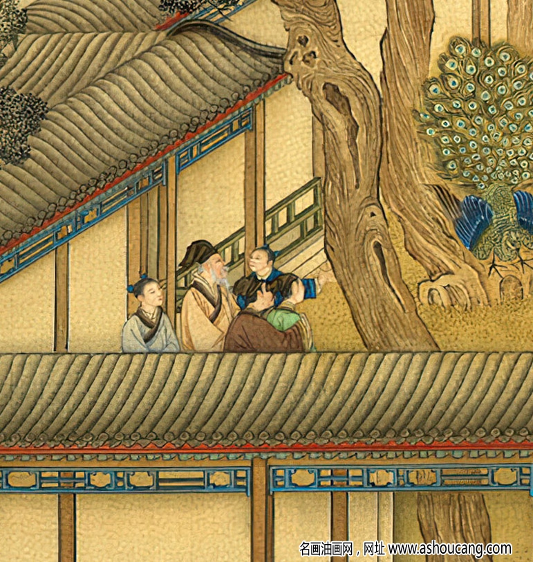 清畫院 十二月月令圖11十一月 高清大圖下載